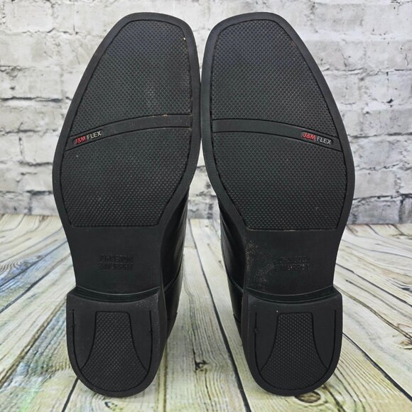 Johnston & Murphy Stricklin Oxfords Men 11.5 M Black Leather Dress Shoes 20-7741